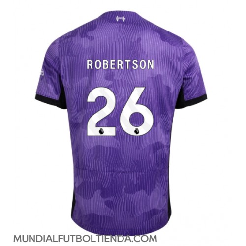 Camiseta Liverpool Andrew Robertson #26 Tercera Equipación Replica 2023-24 mangas cortas